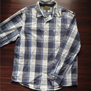 Vintage Timberland Men's Size Large Button Shirt Plaid Flannel